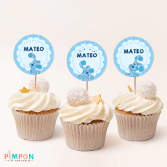 Kit imprimible personalizado - las pistas de blue - pimpon