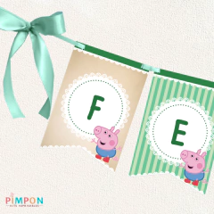 Kit imprimible personalizado - George Pig (Peppa Pig) - pimpon