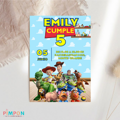 Kit imprimible personalizado - Toy Story - pimpon