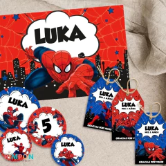Kit imprimible textos editables - Hombre Ara - pimpon