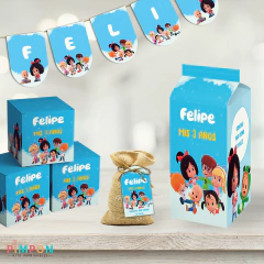 Kit imprimible textos editables - Cleo y Cuquin - pimpon