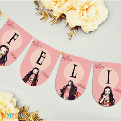 Kit imprimible personalizado - Demon Slayer - Nezuko Kamado - tienda online