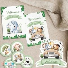 Kit imprimible personalizado - Safari - tienda online