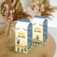 Kit imprimible textos editables - Minions, nace un villano - tienda online