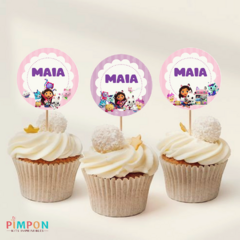Kit imprimible textos editables - Gabby's Dollhouse - online store