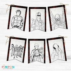 Kit imprimible textos editables - Stranger Things - pimpon