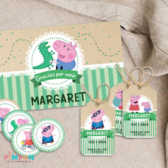 Kit imprimible textos editables - George Pig (Peppa Pig) - tienda online