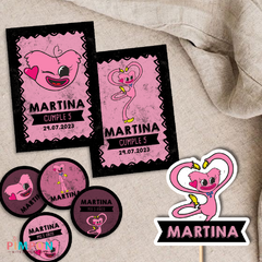Kit imprimible personalizado - Poppy Playtime - Kissy Missy - tienda online