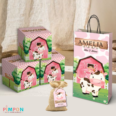 Kit imprimible textos editables - Vaca Lola - tienda online