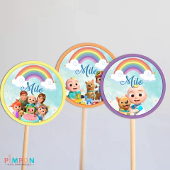 Kit imprimible personalizado - Cocomelon