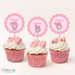 Kit imprimible personalizado - My Melody - tienda online