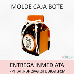 Molde Patron 100% Estilo Caja Bote