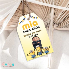 Imagen de Kit imprimible personalizado - Minions, nace un villano