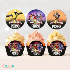 Kit imprimible textos editables - Power Ranger - Ninja Steel - tienda online