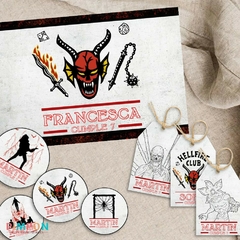 Kit imprimible textos editables - Stranger Things - tienda online