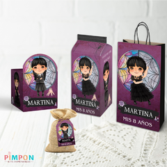 Image of Kit imprimible textos editables - Merlina Addams