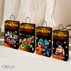 Kit imprimible textos editables - Dragon ball