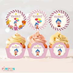 Imagen de Kit imprimible personalizado - Plim plim (rosa)