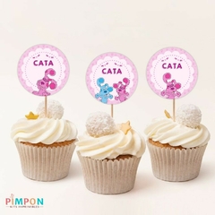 Kit imprimible personalizado - las pistas de blue - Magenta