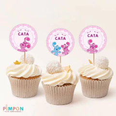 Kit imprimible personalizado - las pistas de blue - Magenta