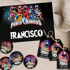 Imagem do Kit imprimible personalizado - Power Ranger - Ninja Steel