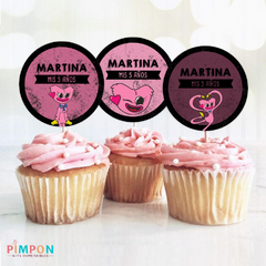 Kit imprimible personalizado - Poppy Playtime - Kissy Missy