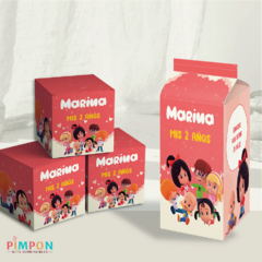 Kit imprimible personalizado - Cleo y Cuquin (rosa)