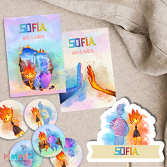 Kit imprimible personalizado - elemental