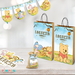 Kit imprimible textos editables - Winnie pooh beb - buy online