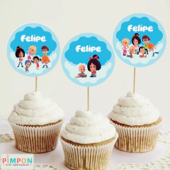 Kit imprimible textos editables - Cleo y Cuquin