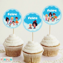 Kit imprimible personalizado - Cleo y Cuquin