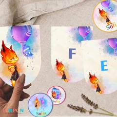 Kit imprimible textos editables - elemental - comprar online