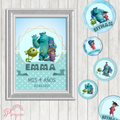 Kit imprimible personalizado - Monster INC on internet