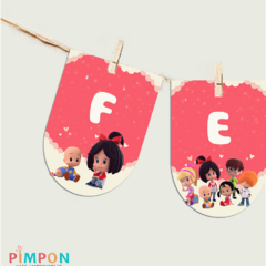 Kit imprimible personalizado - Cleo y Cuquin (rosa) on internet