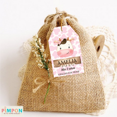 Kit imprimible textos editables - Vaca Lola en internet