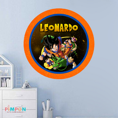 Banner imprimible digital 1.20 mts - DRAGON BALL MOD. 02
