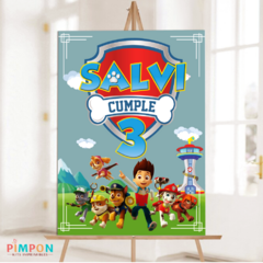 Kit imprimible textos editables - paw patrol - buy online