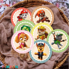 Image of Kit imprimible textos editables - paw patrol