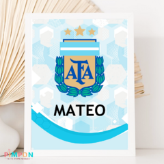 Kit imprimible textos editables - AFA, seleccion argentina - comprar online