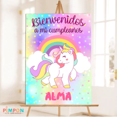 Kit imprimible personalizado - Unicornio - comprar online