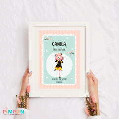 Kit imprimible textos editables - Anya Forger