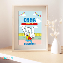 Kit imprimible personalizado - Simon el conejo - comprar online