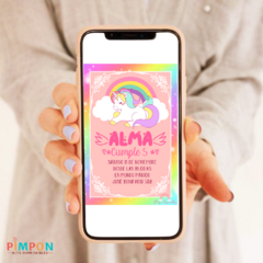 Kit imprimible personalizado - Unicornio en internet