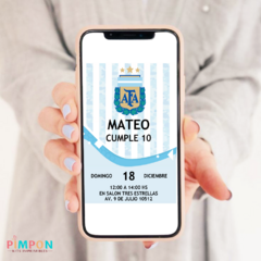 Kit imprimible textos editables - AFA, seleccion argentina en internet