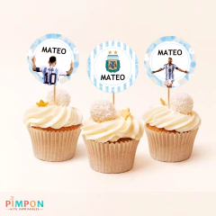 Kit imprimible personalizado - Lionel Messi - pimpon