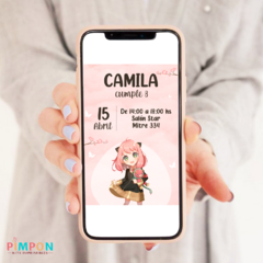 Kit imprimible textos editables - Anya Forger en internet