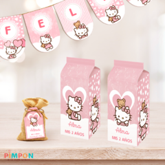 Imagen de Kit imprimible textos editables - Hello Kitty