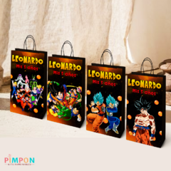Kit imprimible textos editables - Dragon ball en internet