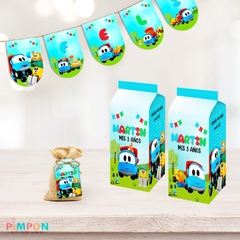 Kit imprimible personalizado - Leo el camion
