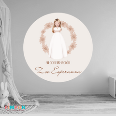 Banner imprimible digital 1.20 mts - comunion confirmacion mod. 01